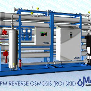 200-GPM Reverse Osmosis (RO) Skid for Bottled Water Production