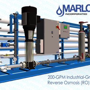 MARLO 200-GPM Industrial-Grade Reverse Osmosis (RO) Skid 05