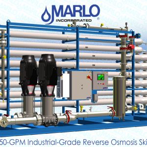 MARLO  350-GPM Industrial-Grade Reverse Osmosis Skid 04