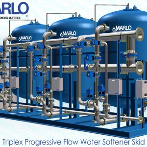 MARLO Triplex Water Softener Skid 04