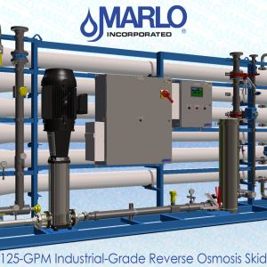 MARLO 125-GPM Industrial-Grade Reverse Osmosis Skid 04