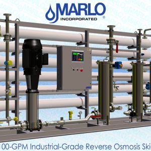 MARLO 100-GPM Industrial-Grade Reverse Osmosis (RO) Skid 04