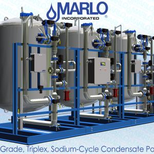 MARLO Industrial-Grade Sodium-Cycle Condensate Polisher Skid 04