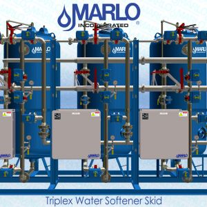 MARLO  Triplex Water Softener Skid 04