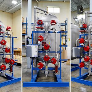 MARLO Industrial-Grade, Triplex, Sodium-Cycle Condensate Polisher System 03