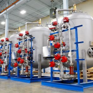 MARLO Industrial-Grade, Triplex, Sodium-Cycle Condensate Polisher System 09