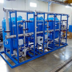 MARLO Triplex Water Softener Skid 01