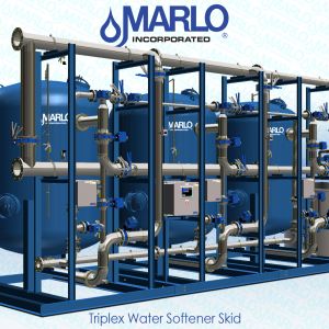 MARLO Triplex Water Softener Skid 04