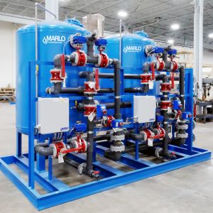 MARLO Duplex Iron Removal Filter Skid 01