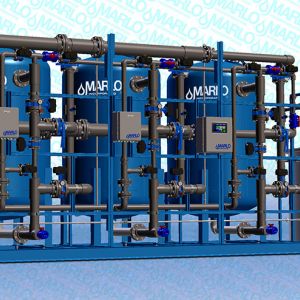 600-GPM Triplex Parallel Progressive Water Softener Skid