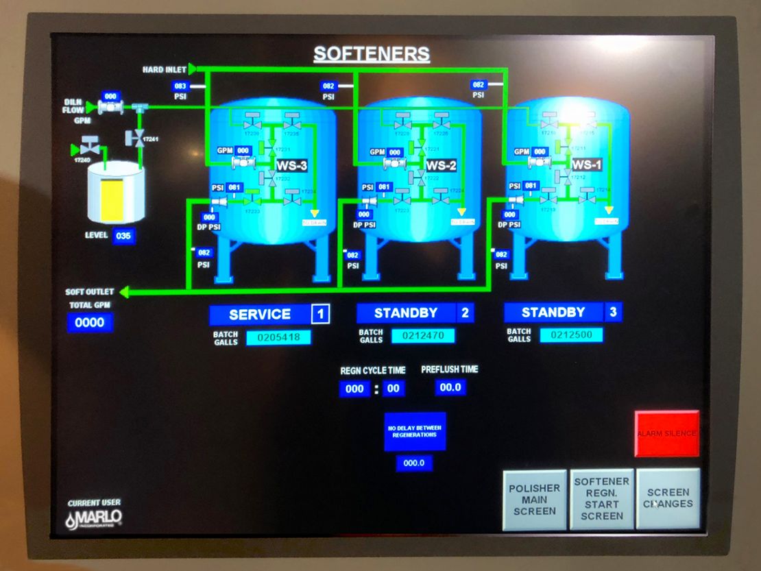 Industrial Grade Triplex Water Softener System Start-up