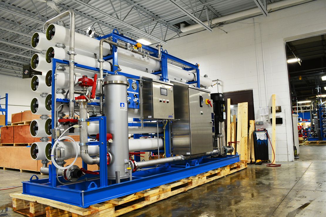 200-GPM Reverse Osmosis (RO) Skid for Bottled Water Production