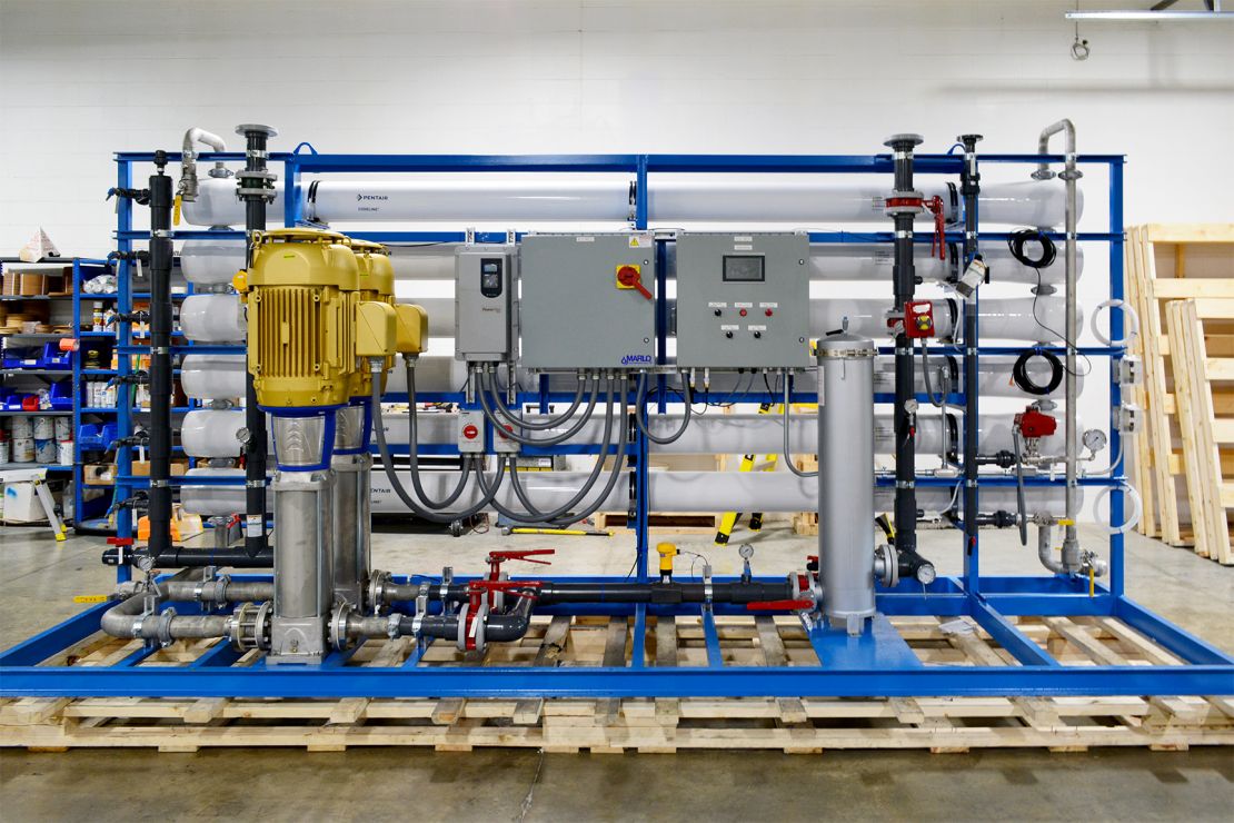 MARLO 100-GPM Industrial-Grade Reverse Osmosis (RO) Skid