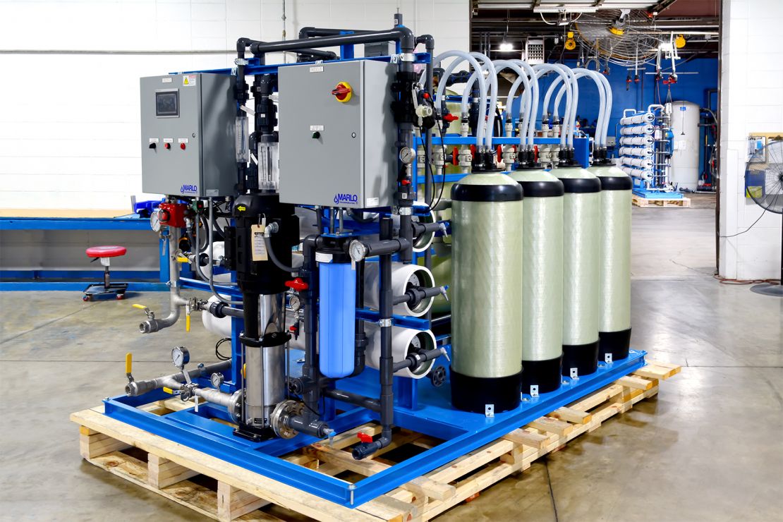 MARLO 15-GPM Industrial-Grade Reverse Osmosis (RO) Skid 