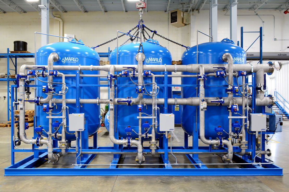 MARLO Triplex Water Softener Skid