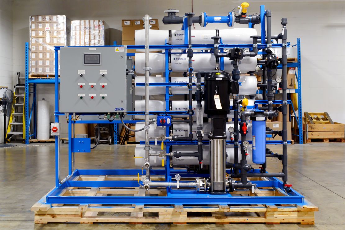 MARLO Dual-Train Reverse Osmosis (RO) Skid 