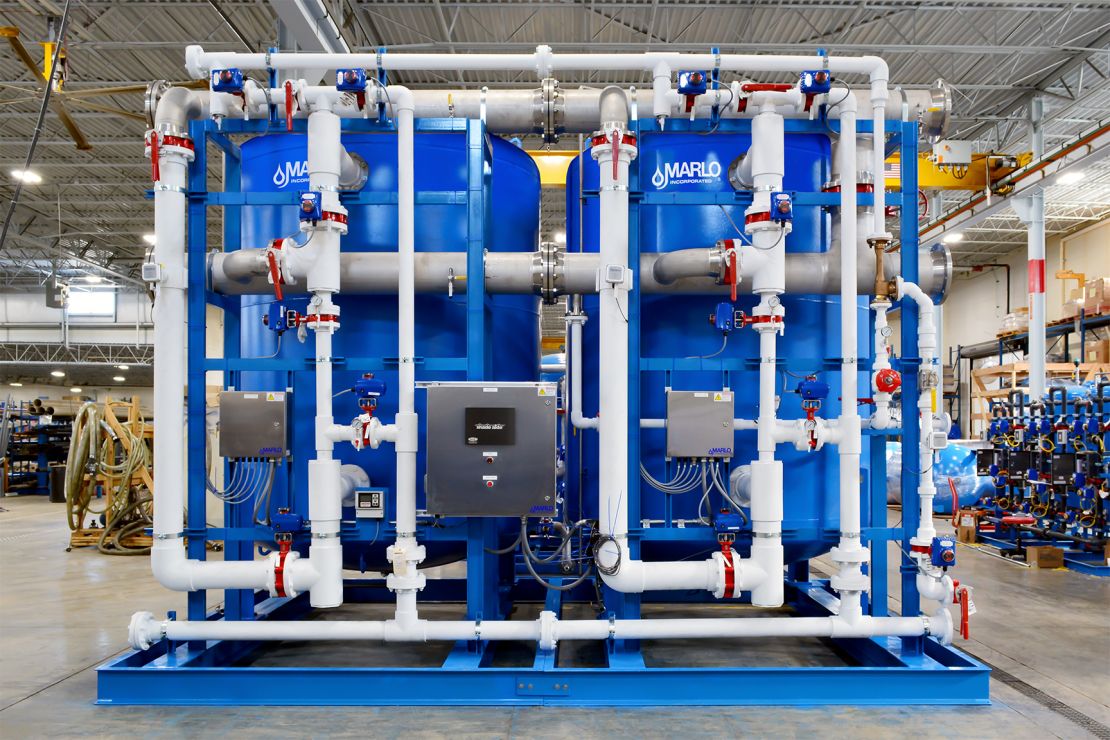 MARLO Duplex Water Softener System