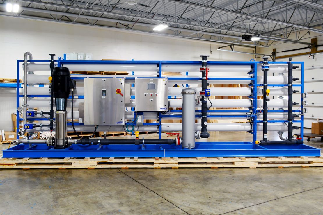 MARLO  150-GPM Industrial-Grade Reverse Osmosis (RO) Skid