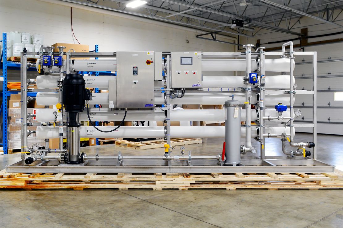 MARLO 100-GPM Industrial-Grade Reverse Osmosis Skid