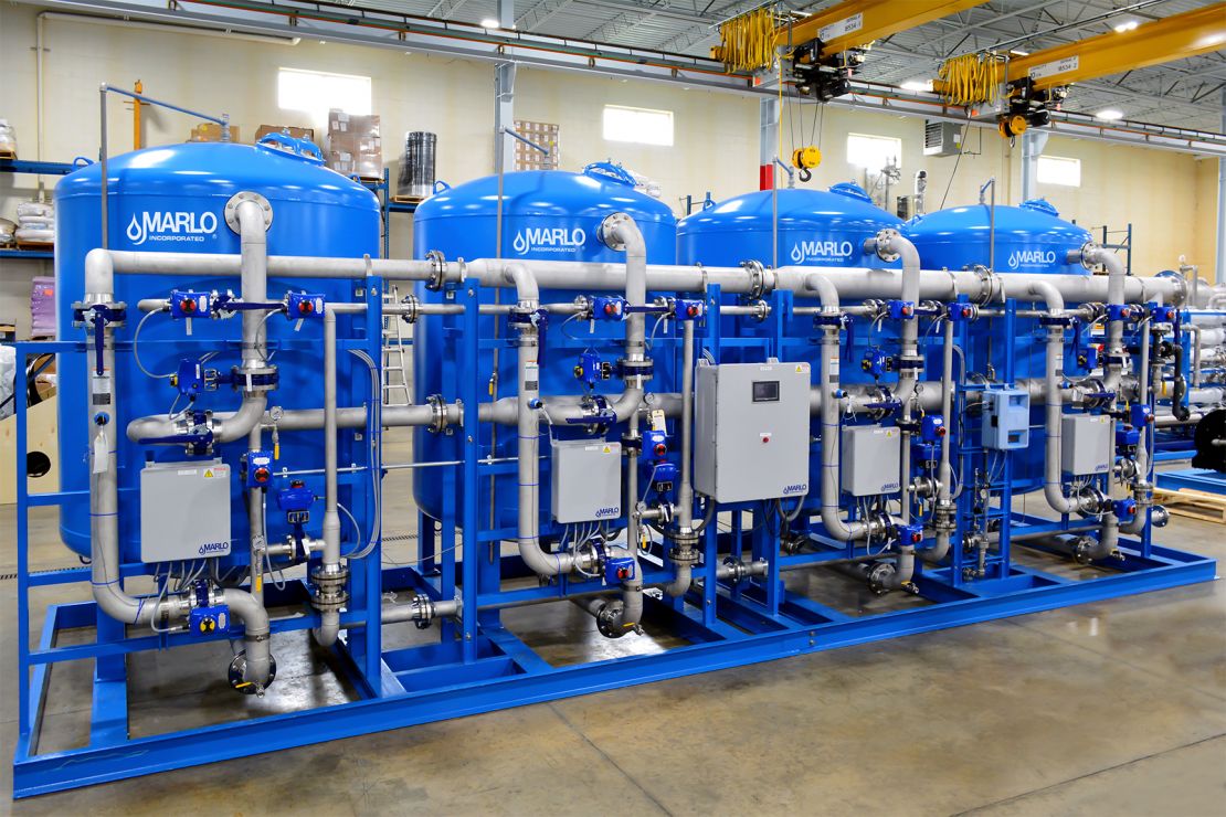 MARLO Quadra-Plex Water Softener Skid