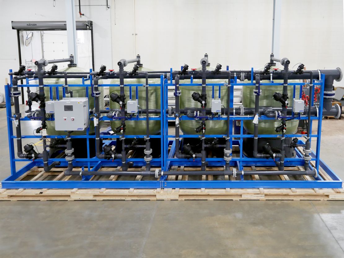 MARLO Quadraplex Water Softener System 