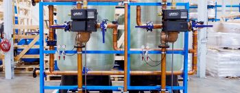 MARLO Duplex Alternating Water Softener Skid