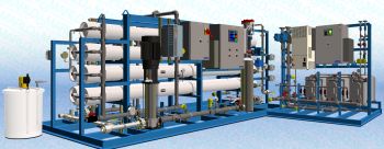 MARLO Industrial-Grade, Reverse Osmosis (RO) /Electrodeionization (EDI) Water Treatment System